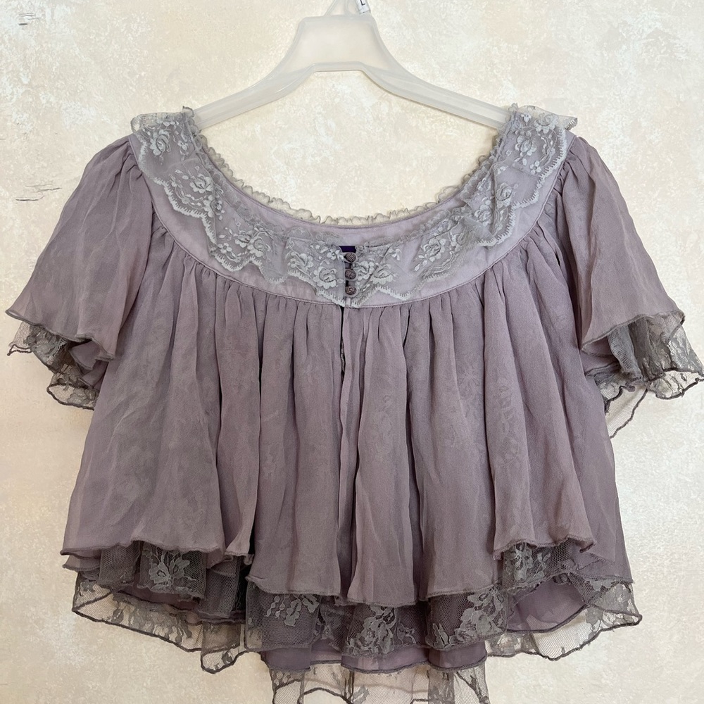Brand new beautiful lace crop top